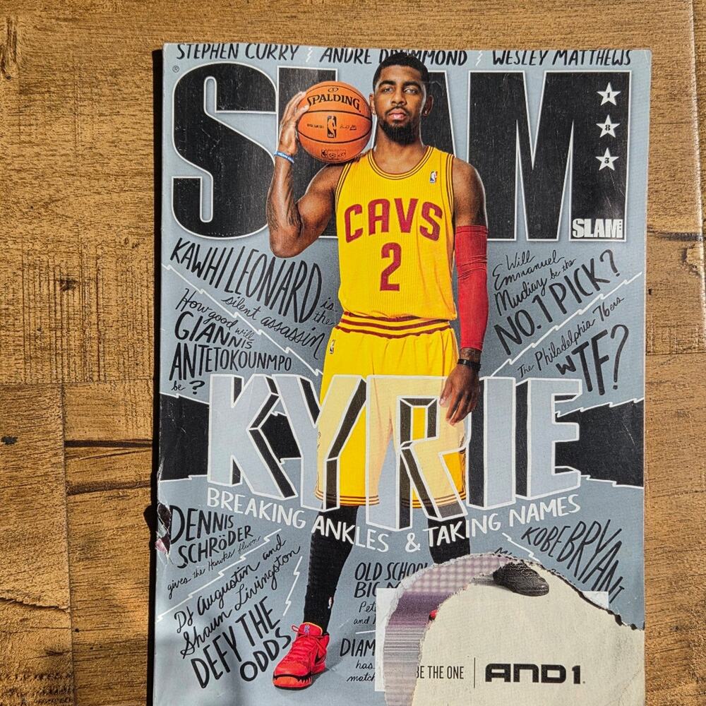 March 2015 SLAM Kyrie Irving Cavs Cover Magazine